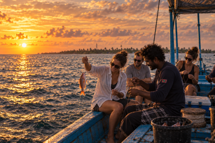 Sunset Fishing & BBQ experience in Addu, Maldives